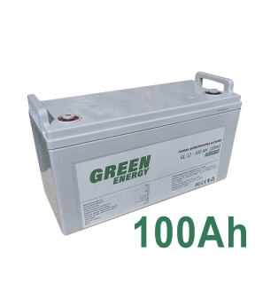 Купить Акумулятор гелевий Green Energy 12V-100Ah для ДБЖ,  вага 30,5кг