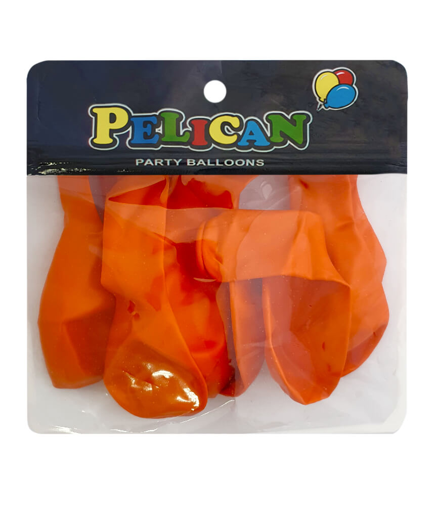 Шарики Pelican 10' (26 см), перламутр оранжевый 1010-715, 10шт/уп