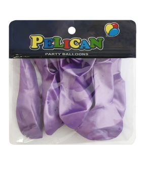 Купить Шарики Pelican 10' (26 см), перламутр фиолетовый светлый, 10шт/уп