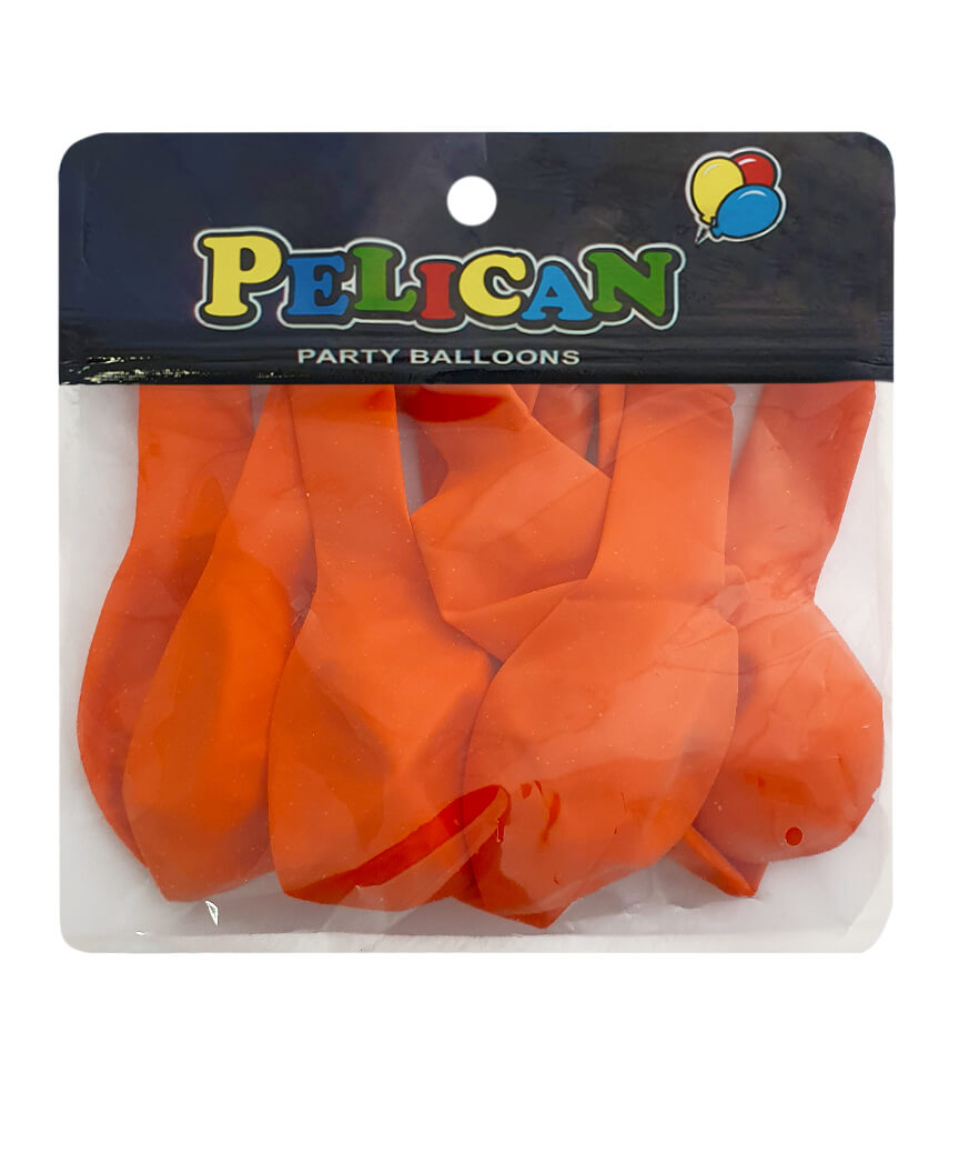 Шарики Pelican 10' (26 см), пастель оранжевый 1010-811, 10шт/уп