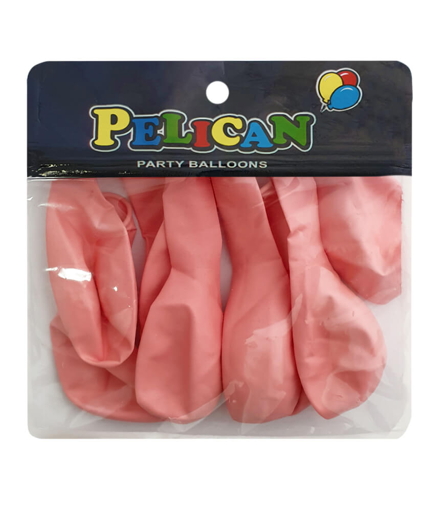Шарики Pelican 10' (26 см), пастель розовый светлый 1010-814, 10шт/уп