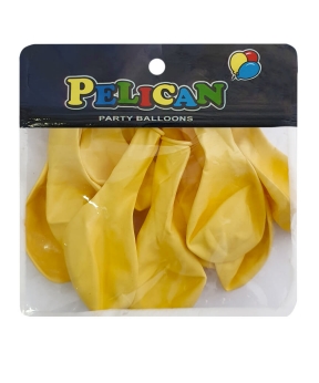 Купить Шарики Pelican 10' (26 см), макарун желтый, 10шт/уп