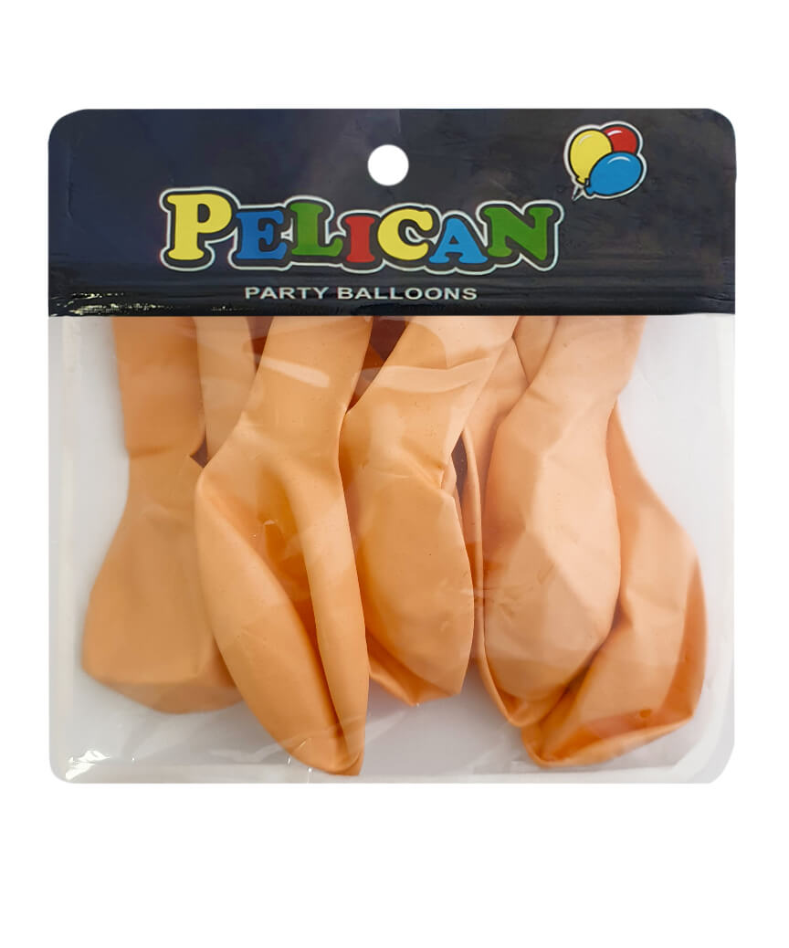 Шарики Pelican 10' (26 см), макарун оранжевый 1010-902, 10шт/уп