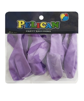 Купить Шарики Pelican 10' (26 см), макарун фиолетовый, 10шт/уп