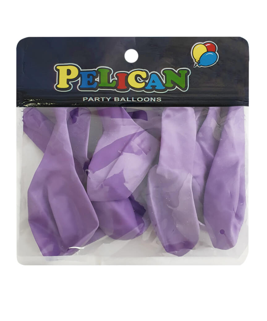 Шарики Pelican 10' (26 см), макарун фиолетовый 1010-903, 10шт/уп