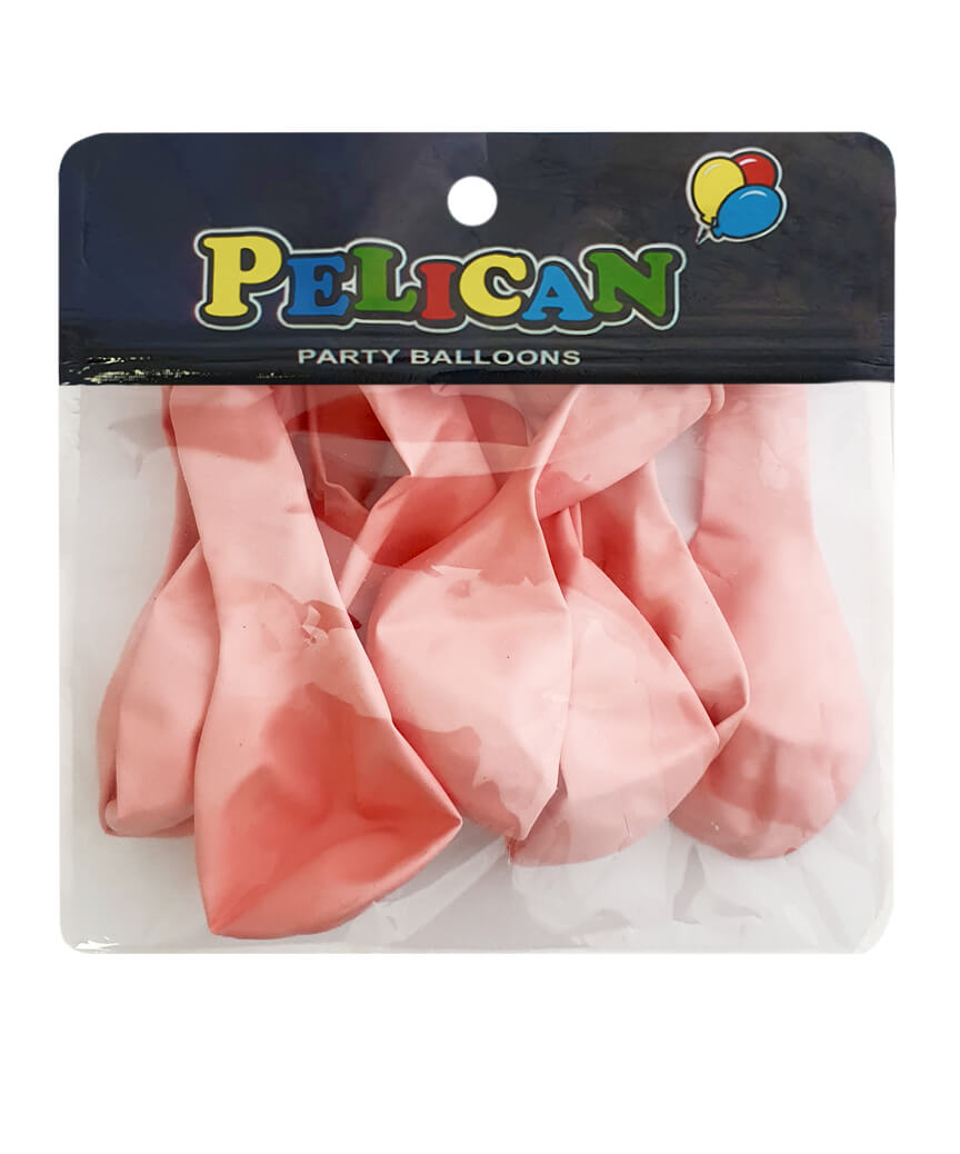 Шарики Pelican 10' (26 см), макарун розовый светлый 1010-916, 10шт/уп