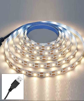 Купить LED стрічка 5050  30л/1м  5метрів  з USB, білий