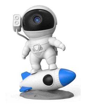 Купить Проєктор астронавт на ракеті 23см, USB, 13 зображень космоса  1/18