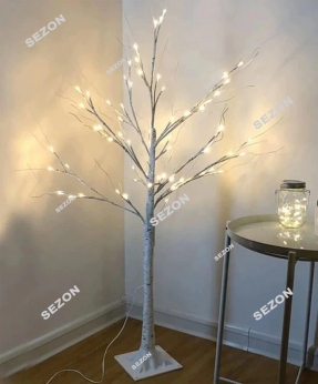 Купить Дерево БЕРЕЗА, білий стовбур 180 LED 1,5м,   білий теплий (20)