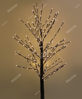 Купить Дерево коричневий стовбур 225 LED 1,5м, білий теплий