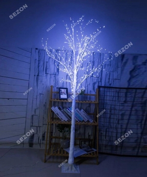 Купить Дерево БЕРЕЗА, білий стовбур 180 LED 1,5м,   білий