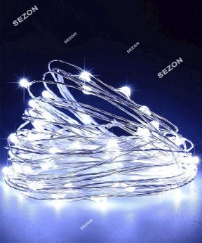 Купить "РОСА" 100 LED,  220В, 10м, білий
