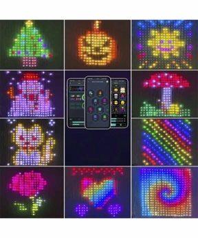 Купить Smart  штора-роса 400led 2m*2m USB, керування смартфоном, RGB (80)