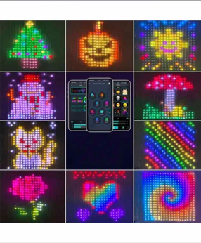 Купить Smart  штора-роса 400led 2m*2m USB, керування смартфоном, RGB (80)