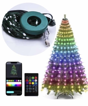 Купить Smart  пучок 210LED  10 ліній по 2m USB, керування смартфоном, RGB (42)