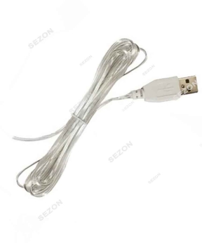 Купить Кабель USB для запайки, 3м прозорий