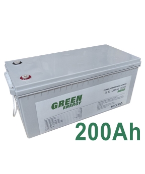Купить Акумулятор гелевий Green Energy 12V-200Ah для ДБЖ, вага 56кг