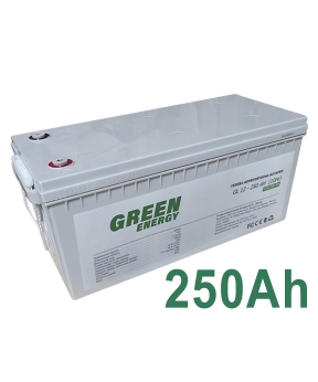 Купить Акумулятор гелевий Green Energy 12V/250Ah для безперебійника, вага 65кг