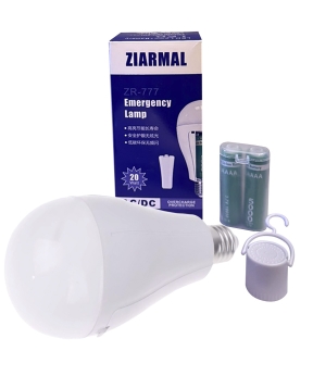 Купить Лампа LED 20Вт  Е27 з двома змінними акумуляторами, час роботи до 3 годин  (100)