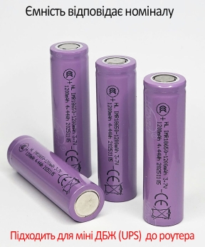 Купить Аккумулятор 18650 Li-ion 1200mAh  3,7V плоский накінечник Ємність відповідає номіналу!!!  (100/400)