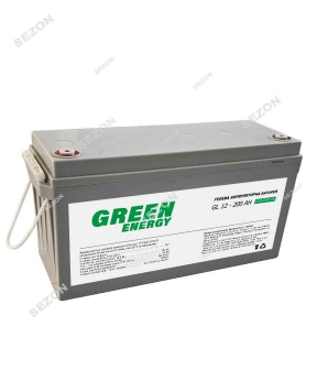 Купить Акумулятор гелевий Green Energy 12V/200Ah для безперебійника, вага 57кг