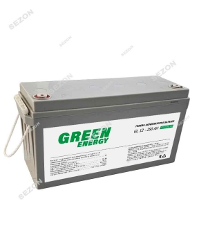Купить Акумулятор гелевий Green Energy 12V/250Ah для безперебійника, вага 65кг