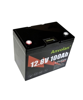 Купить Акумулятор Anvolan LFP12100C  LiFePO4 12,8V-100Ah  з LED екраном