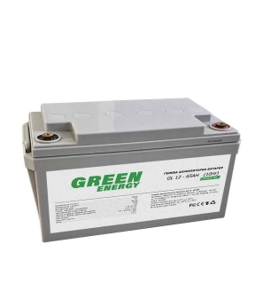 Купить Акумулятор гелевий Green Energy 12V/65Ah для безперебійника, вага 19,6кг