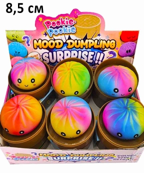 Купить Сквіш пельмень 8,5см антистресс Dumpling омбре #191  (12/144)