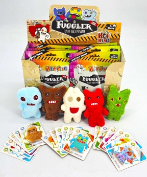 Купить Фуглер Fuggler 10см  іграшка- брелок + 3 картки, рандомна упаковка  (12/240)