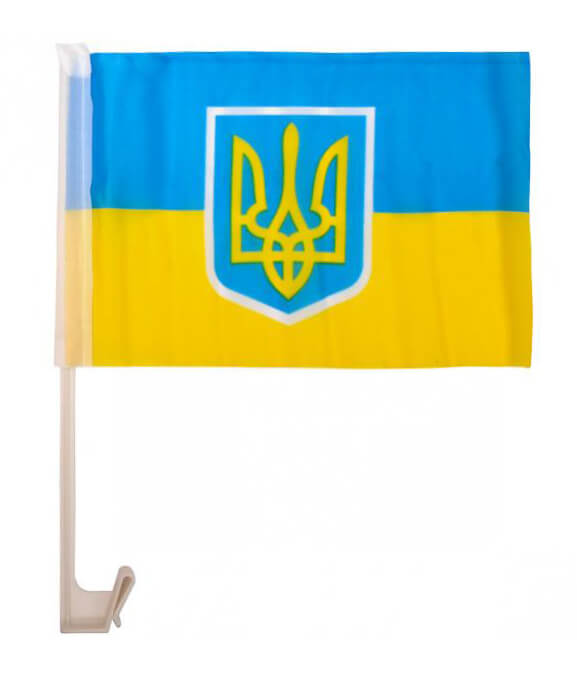 Шток пластиковий 42см для прапора на бокове скло ( виробник Україна)