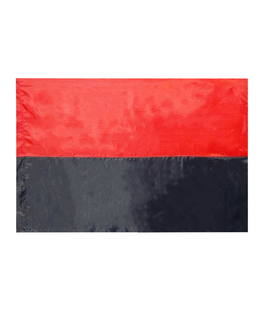 Прапор 90см*60см "УПА  червоно-чорний" (з штоком)
