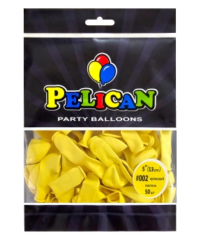 Купить Латексні кульки 5"(13cm) пастель  #002 кремовий, Pelican 50шт