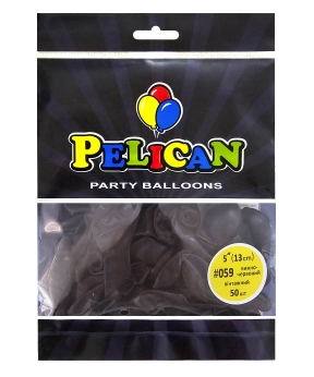 Купить Латексні кульки 5"(13cm) вінтажний #059 винно- червоний, Pelican 50шт