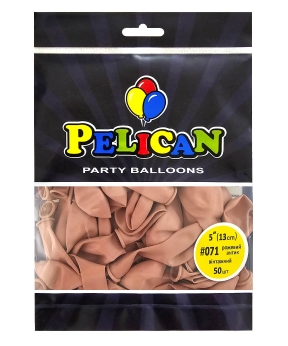 Купить Латексні кульки 5"(13cm) вінтажний #071 рожевий антик, Pelican 50шт