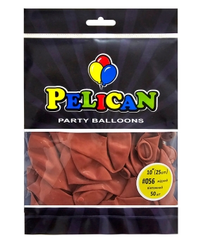 Купить Латексні кульки 10"(25cm) вінтажний #056 мідний, Pelican 50шт