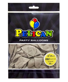 Купить Латексні кульки 10"(25cm) вінтажний #062 білий пісок, Pelican 50шт