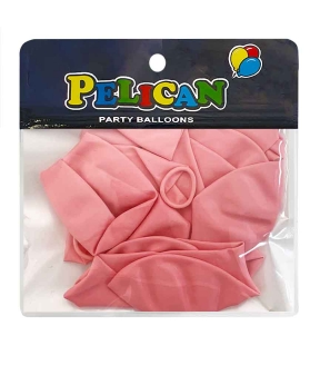 Купить Латексні кульки 10"(25cm) пастель #006 рожевий ніжний, Pelican10шт