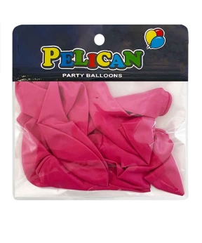 Купить Латексні кульки 10"(25cm) пастель #014 фуксія, Pelican 10шт