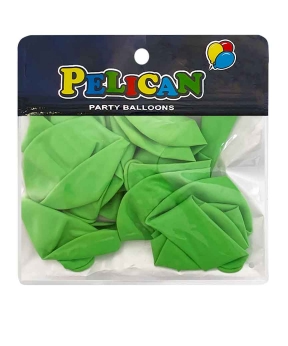 Купить Латексні кульки 10"(25cm) пастель #016 зелене яблуко, Pelican 10шт
