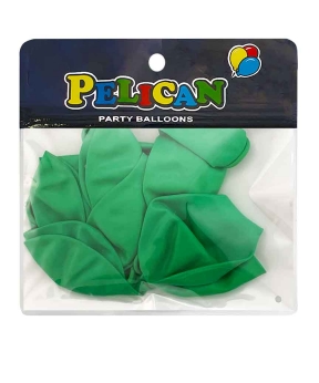 Купить Латексні кульки 10"(25cm) пастель #017 зелений, Pelican 10шт