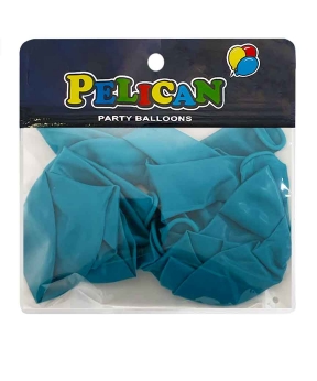 Купить Латексні кульки 10"(25cm) пастель #021 лазуровий, Pelican 10шт