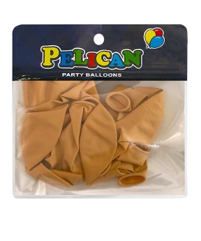 Купить Латексні кульки 10"(25cm) вінтажний #053 тілесний, Pelican 10шт