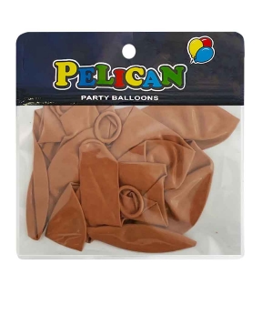 Купить Латексні кульки 10"(25cm) вінтажний #055 бежево- коричневий, Pelican 10шт