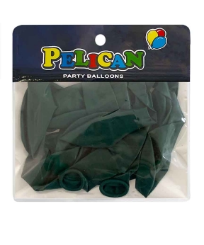 Купить Латексні кульки 10"(25cm) вінтажний #065 зелений опаловий, Pelican 10шт
