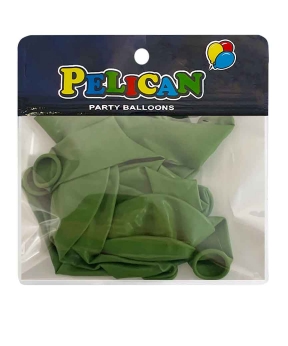 Купить Латексні кульки 10"(25cm) вінтажний #067 оливково- зелений, Pelican 10шт