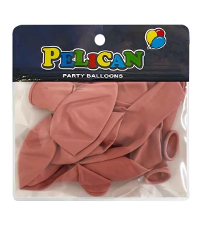Купить Латексні кульки 10"(25cm) вінтажний #071 рожевий антик, Pelican 10шт