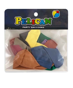 Купить Латексні кульки 10"(25cm) вінтажний #098 асорті кольорів, Pelican 10шт