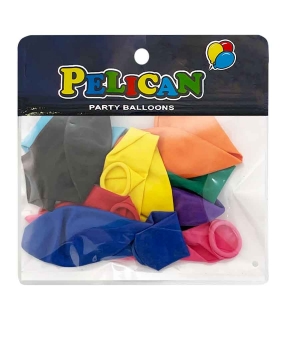 Купить Латексна кулька 10"(25cm) пастель #099 асорті кольорів, Pelican 10шт
