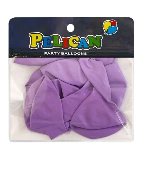 Купить Латексні кульки 10"(25cm) макарун #206 фіолетовий, Pelican 10шт